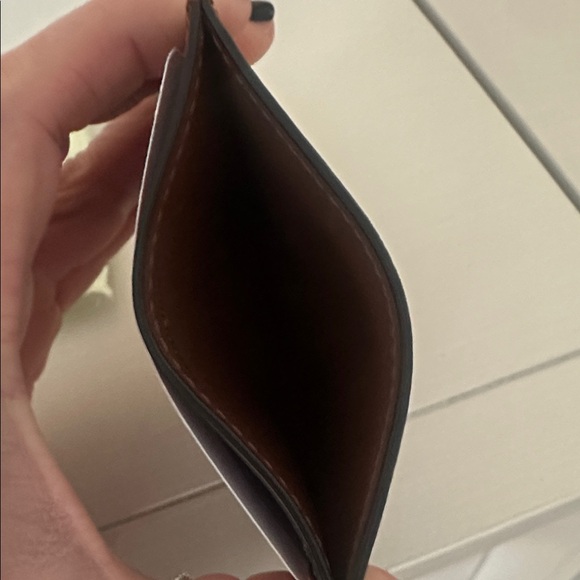 Burberry Novacheck & Brown Leather Cardholder, Brand New! - Picture 5 of 7